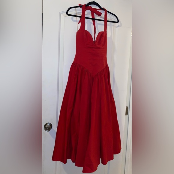 house of cb coquette dress in red - Picture 1 of 7